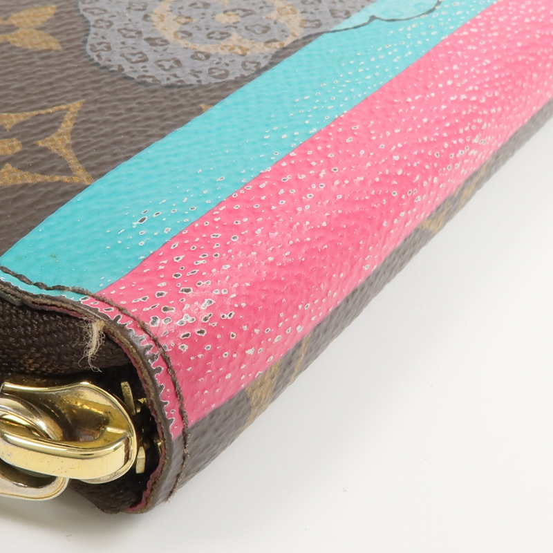LOUIS VUITTON Monogram Illustre Evasion Zippy Wallet長錢包-15
