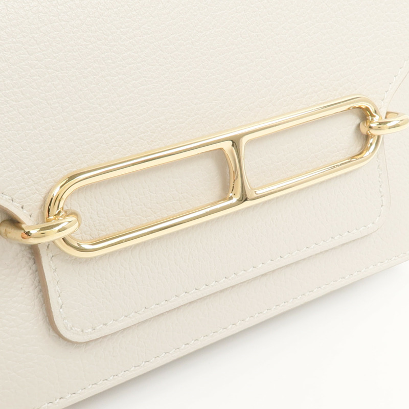 HERMES Evercolor皮革Roulis Slim手拿包-10