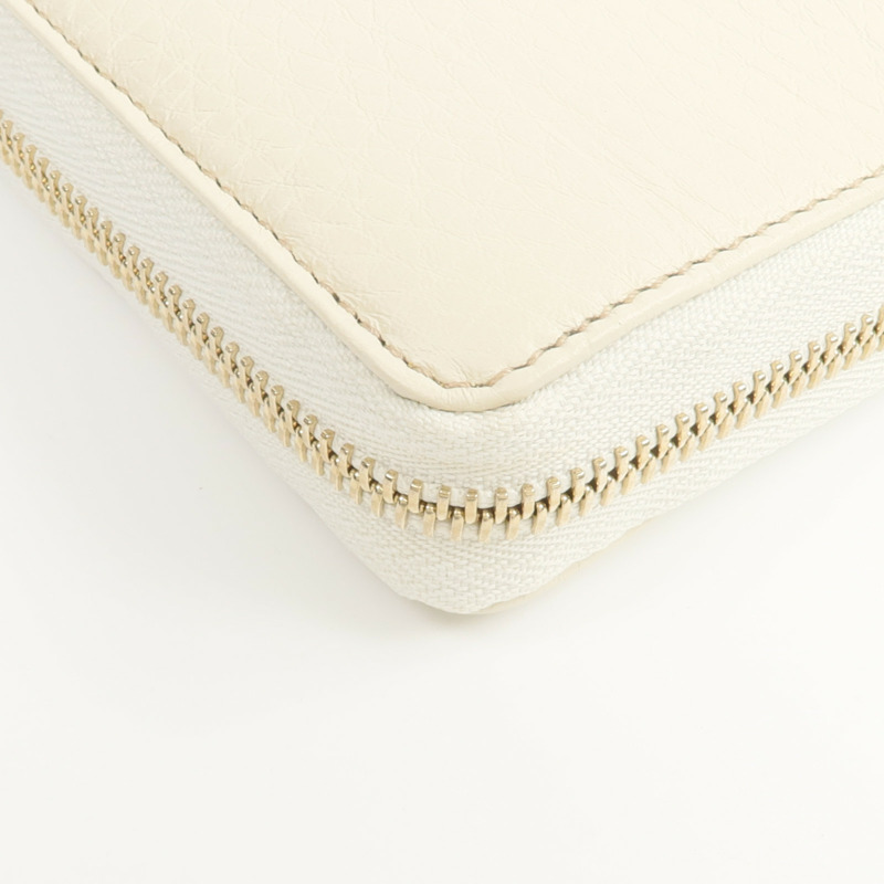 GUCCI 牛皮皮革Soho Zip Around Wallet長錢包-9