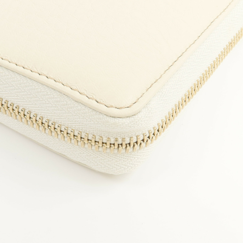 GUCCI 牛皮皮革Soho Zip Around Wallet長錢包-10