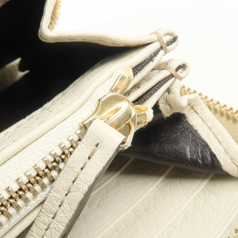 GUCCI 牛皮皮革Soho Zip Around Wallet長錢包-15