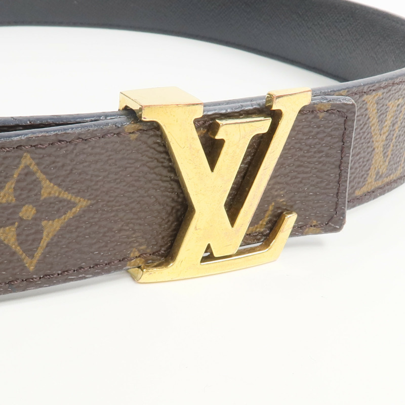 LOUIS VUITTON Monogram Initiales 30mm Reversible Belt腰帶-4