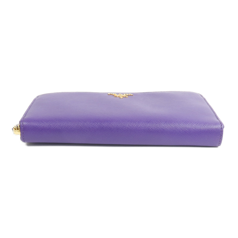 PRADA Saffiano皮革Zip Around Long Wallet長錢包-5
