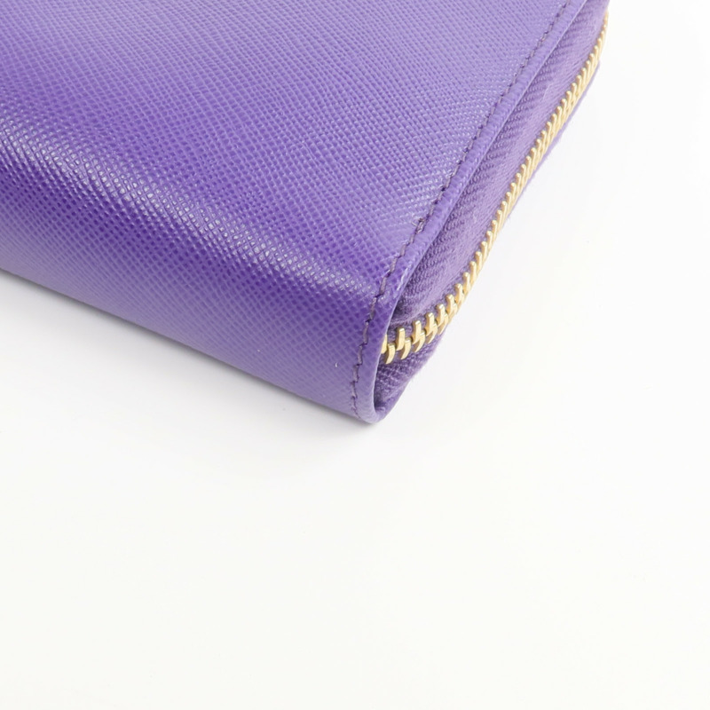 PRADA Saffiano皮革Zip Around Long Wallet長錢包-6