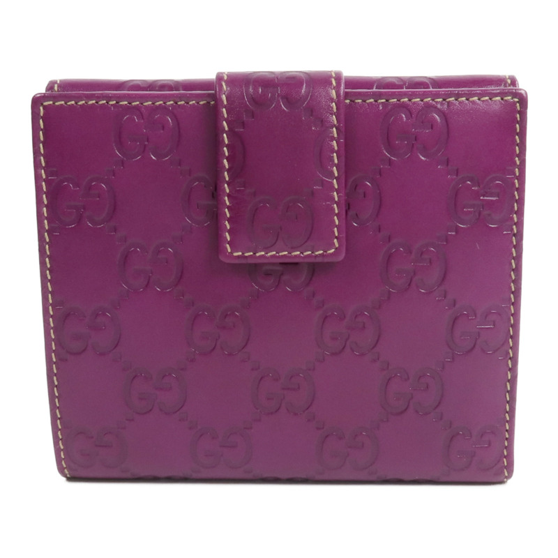 GUCCI 牛皮皮革Fold Wallet錢包-1