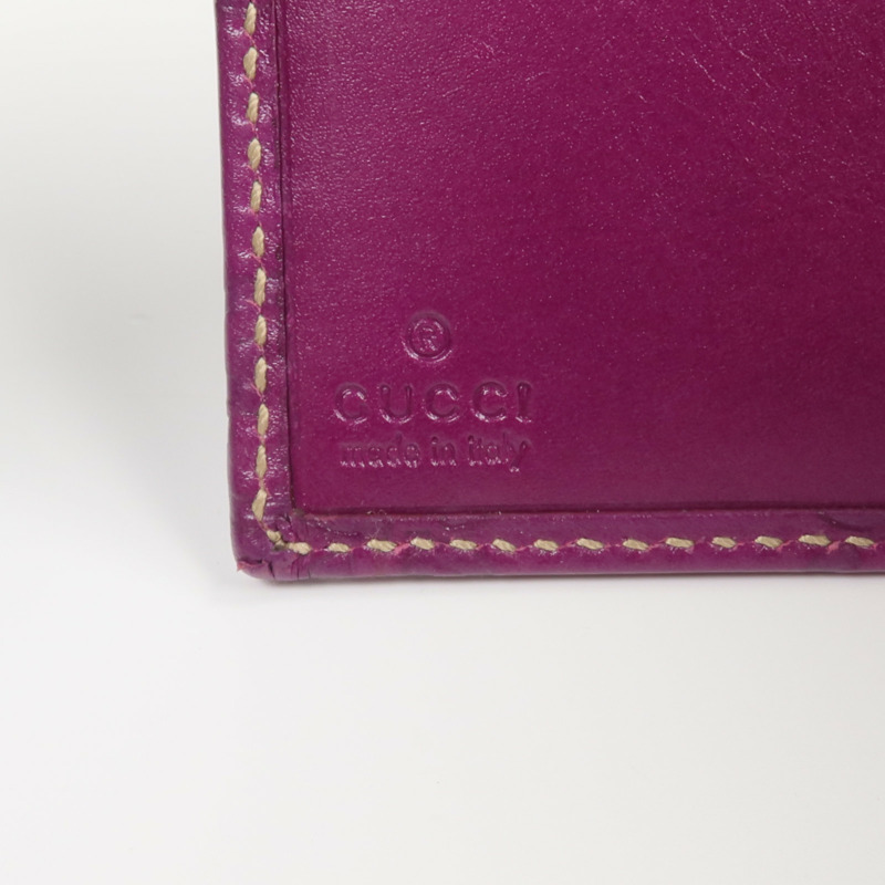 GUCCI 牛皮皮革Fold Wallet錢包-7