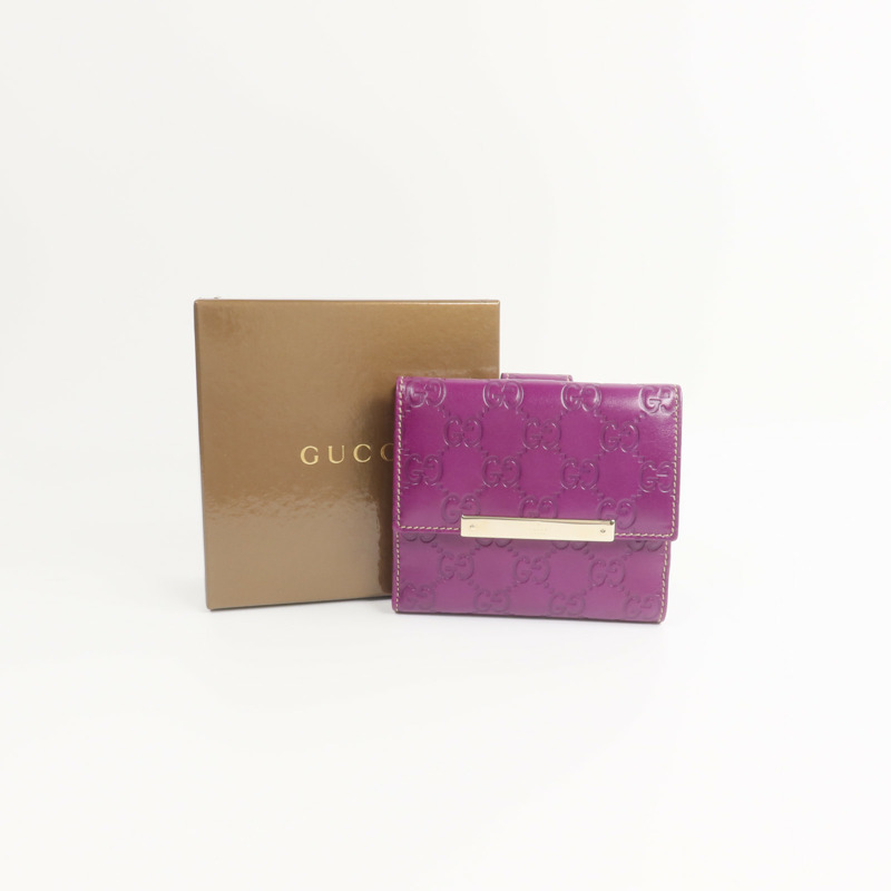GUCCI 牛皮皮革Fold Wallet錢包-15