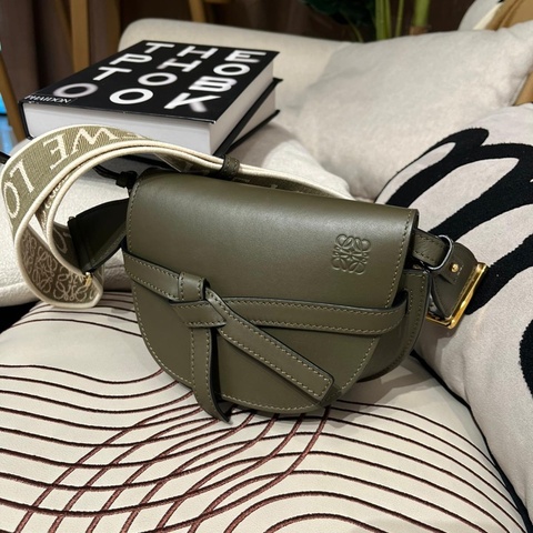 Loewe Gate Mini Calfskin Crossbody Bag