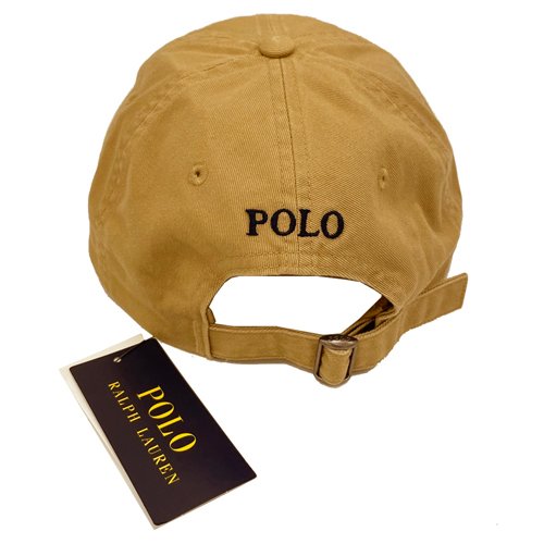 【RALPH LAUREN】POLO刺繡小馬LOGO鴨舌棒球帽(棕/深藍)-3
