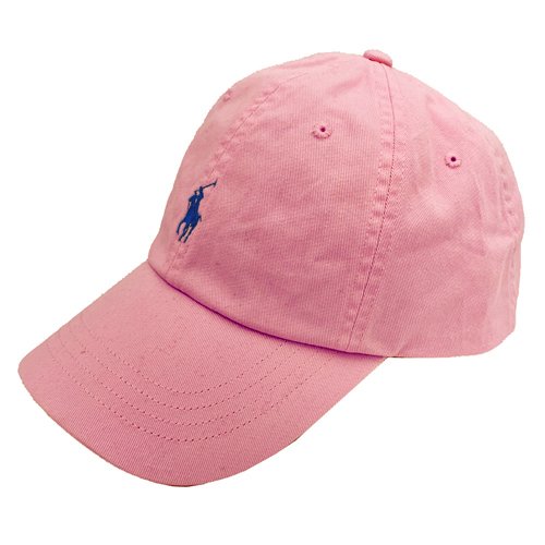 【RALPH LAUREN】POLO刺繡小馬LOGO鴨舌棒球帽(粉)-2