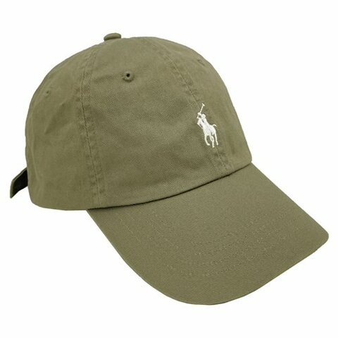 【RALPH LAUREN】POLO刺繡小馬LOGO鴨舌棒球帽(灰)