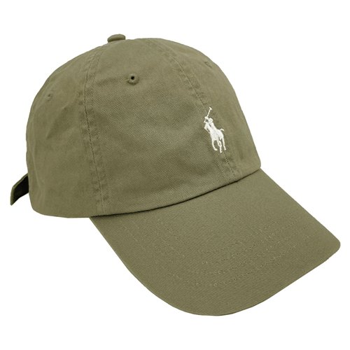 【RALPH LAUREN】POLO刺繡小馬LOGO鴨舌棒球帽(灰)-0