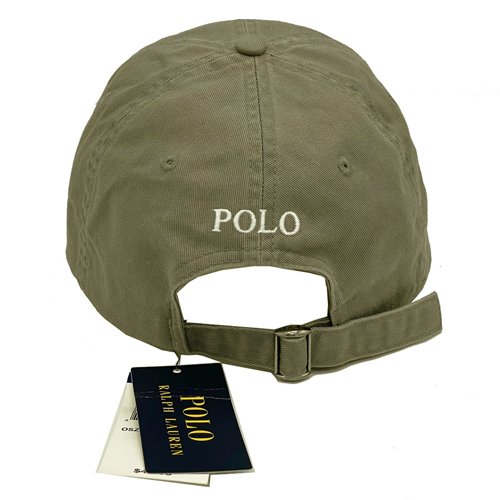 【RALPH LAUREN】POLO刺繡小馬LOGO鴨舌棒球帽(灰)-3