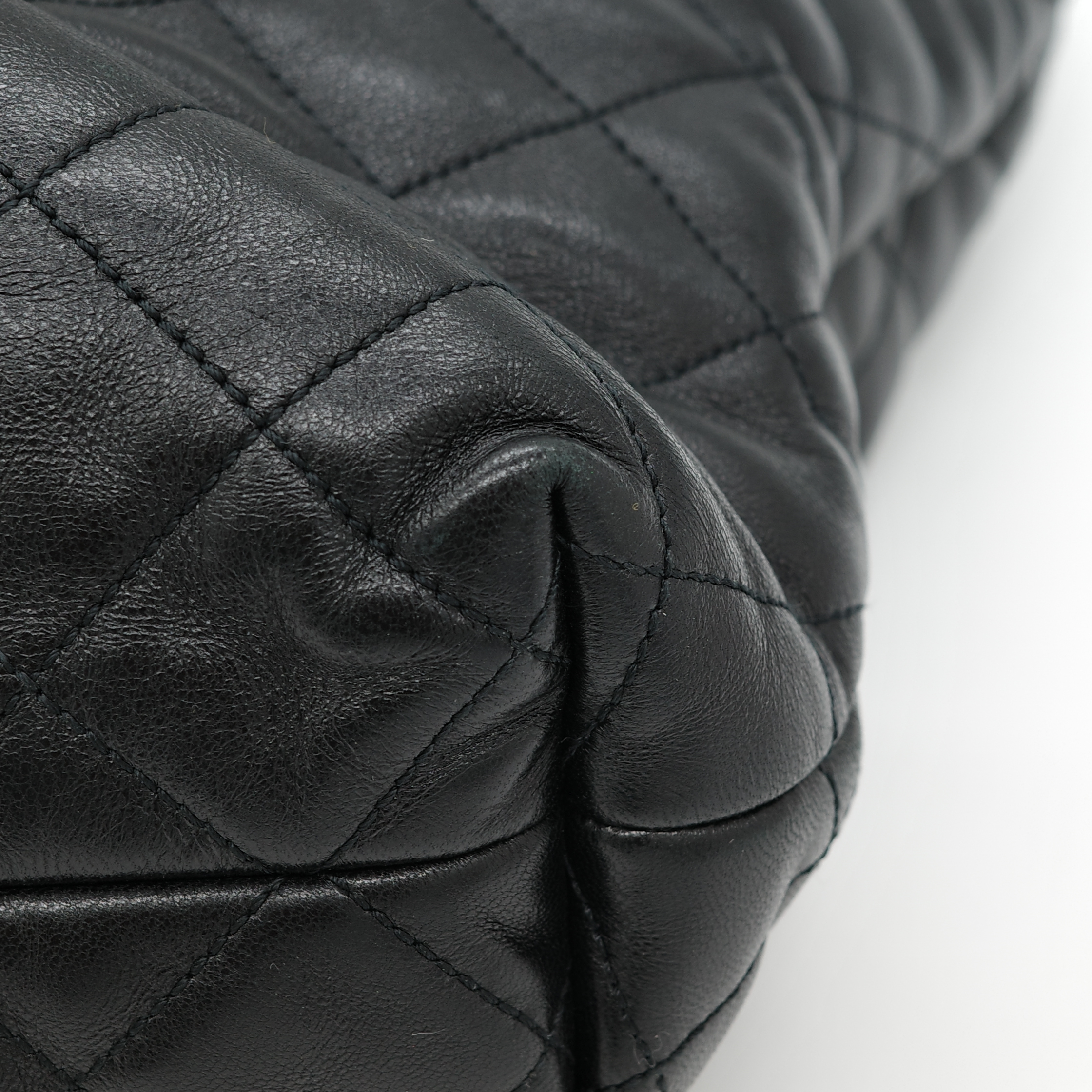 SAINT LAURENT  YSL聖羅蘭  care maxi matelassé leather tote黑色 大托特包-7