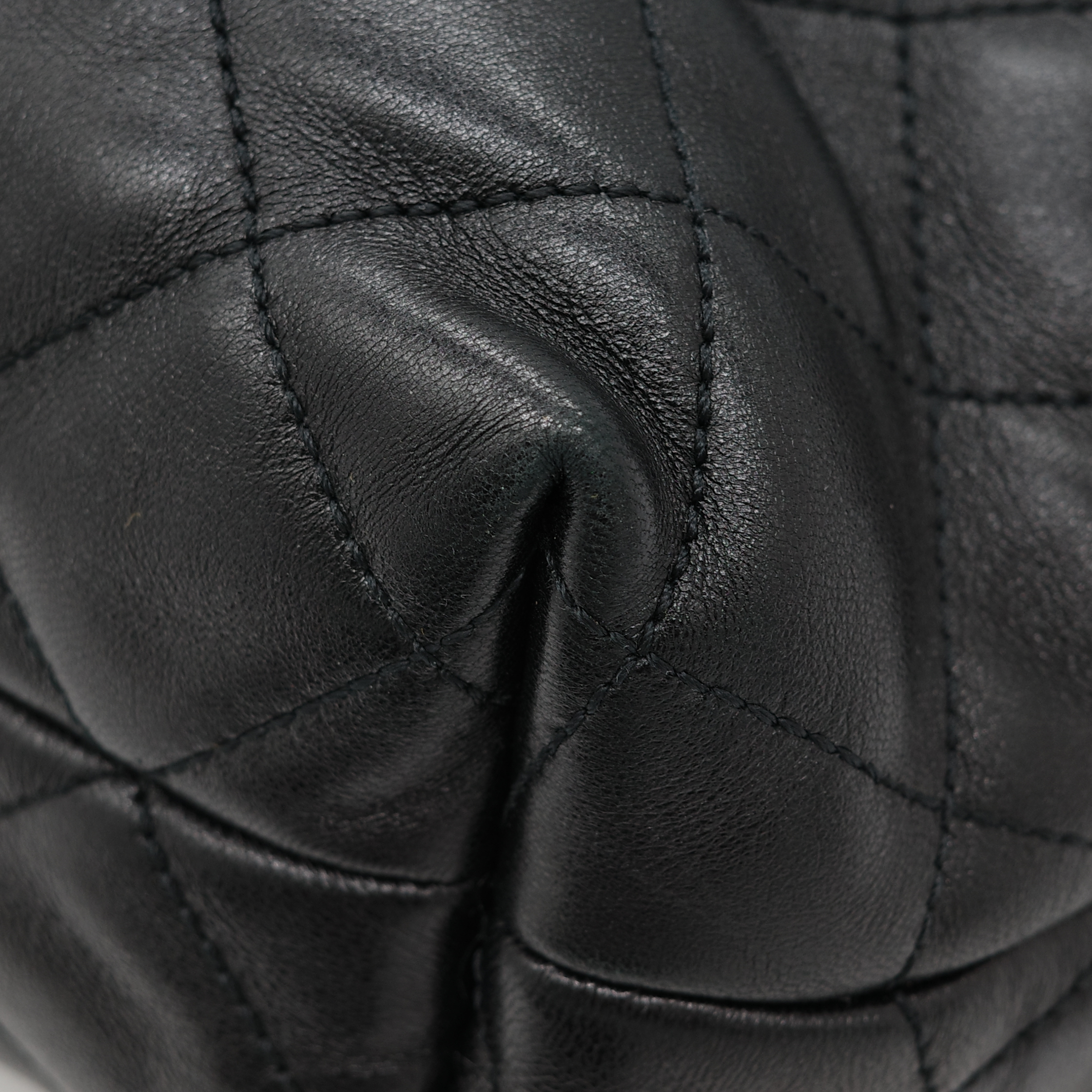 SAINT LAURENT  YSL聖羅蘭  care maxi matelassé leather tote黑色 大托特包-9