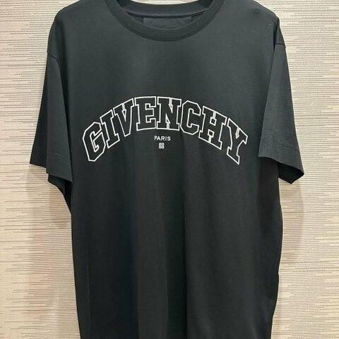 💎Han's house精品服飾💎GIVENCHY 紀梵希 刺繡 LOGO 短 T 黑 現貨M/L 原價19500