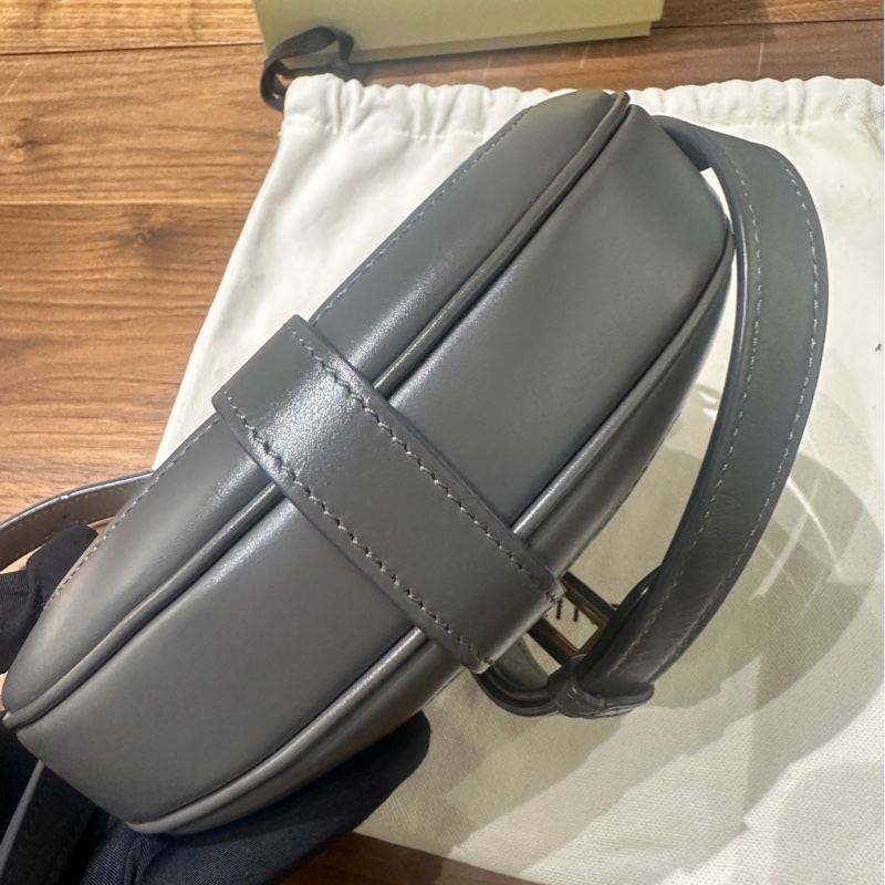 CELINE 賽琳 馬鞍包 灰色-2