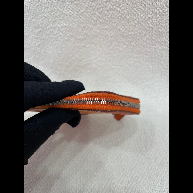 Hermes 絲綢拉鍊銀包-8