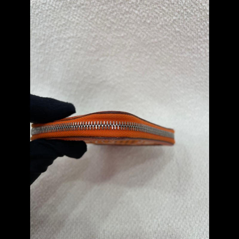 Hermes 絲綢拉鍊銀包-9