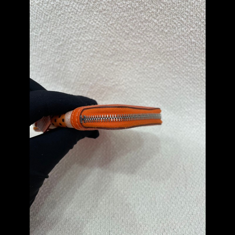 Hermes 絲綢拉鍊銀包-13