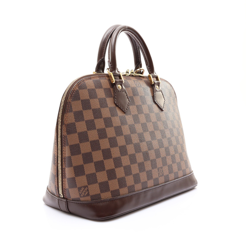 棕色 棋盤格 帆布 Damier Alma 手提包【LOUIS VUITTON LV 路易威登】 N51131-1