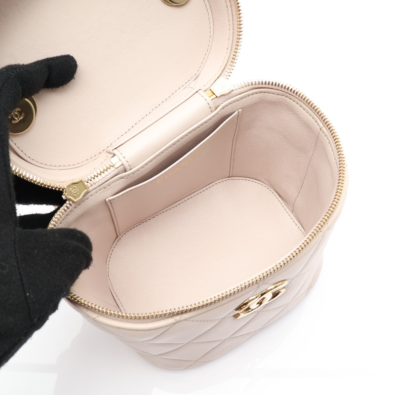 粉色 菱格紋 羊皮 Trendy CC 肩背包【CHANEL 香奈兒】 AS1626-2