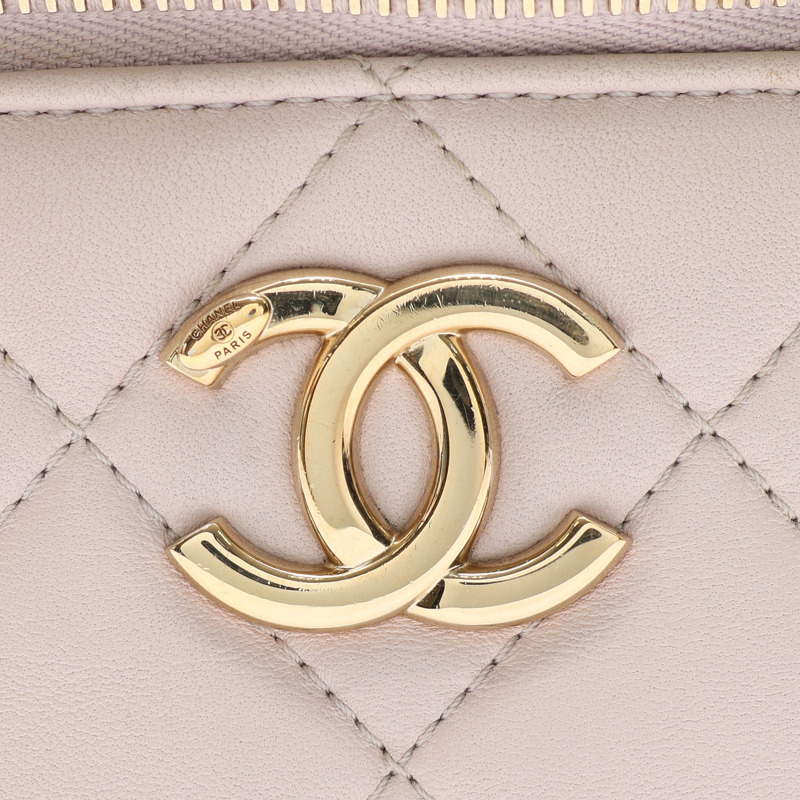 粉色 菱格紋 羊皮 Trendy CC 肩背包【CHANEL 香奈兒】 AS1626-5