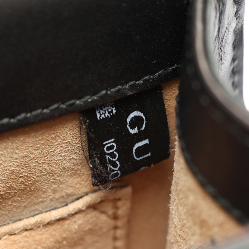 黑色 牛皮 Sylvie Sherry Line 肩背包【GUCCI 古馳】 431666-5