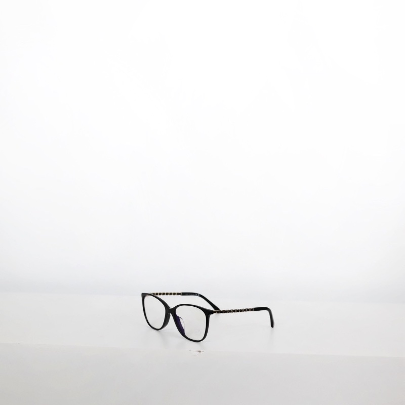 Chanel 雙c皮穿鏈 3408平光眼鏡-1