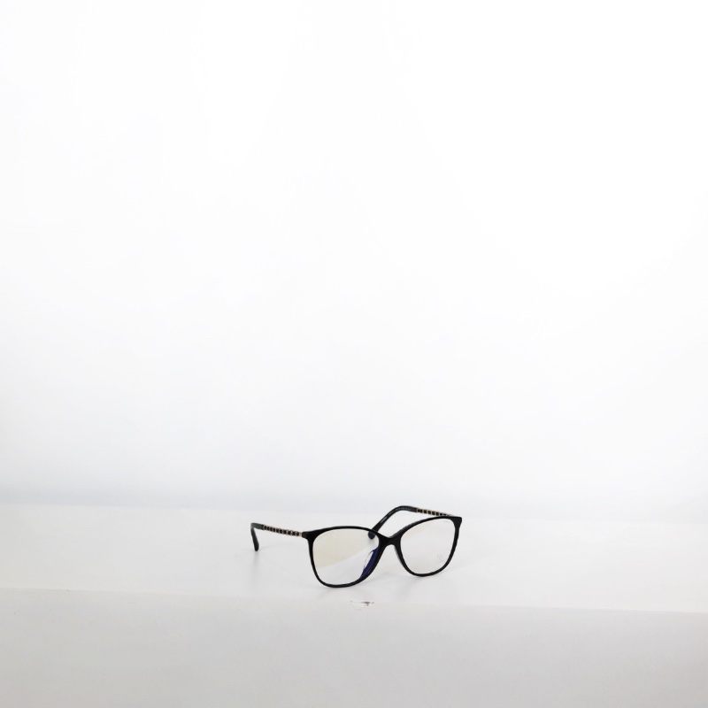 Chanel 雙c皮穿鏈 3408平光眼鏡-2