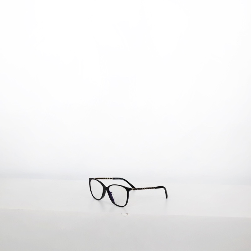 Chanel 雙c皮穿鏈 3408平光眼鏡-3