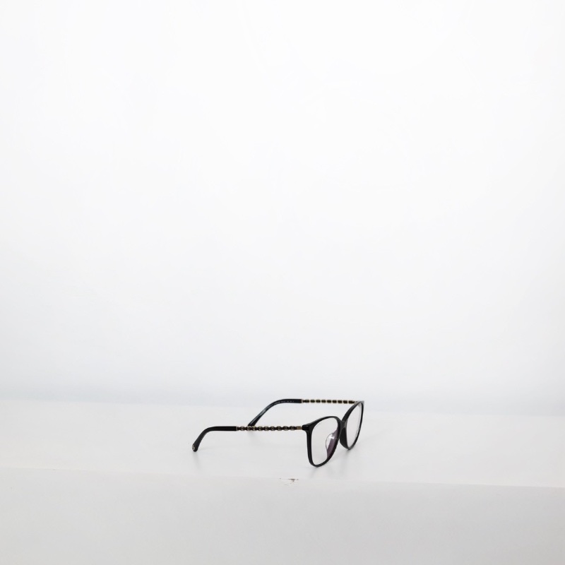 Chanel 雙c皮穿鏈 3408平光眼鏡-4