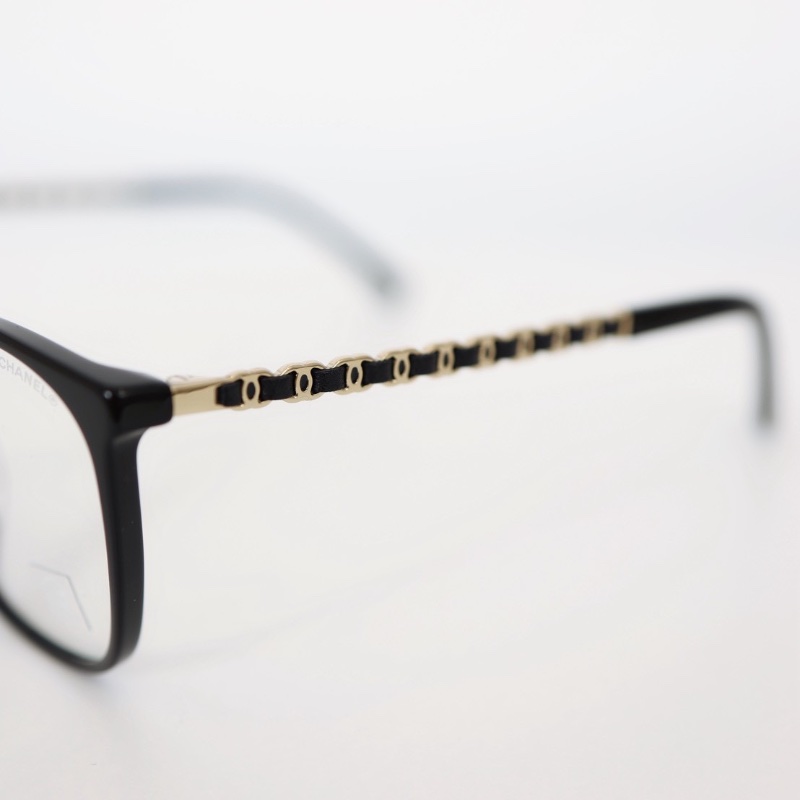 Chanel 雙c皮穿鏈 3408平光眼鏡-7