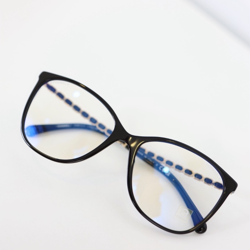 Chanel 雙c皮穿鏈 3408平光眼鏡-13