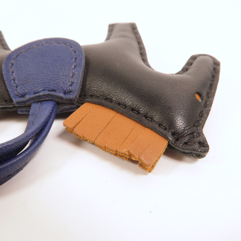 HERMES Milo/Swift皮革Rodeo PM掛飾-3