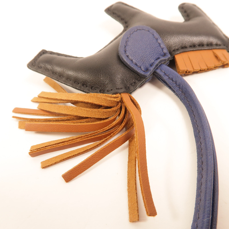 HERMES Milo/Swift皮革Rodeo PM掛飾-6
