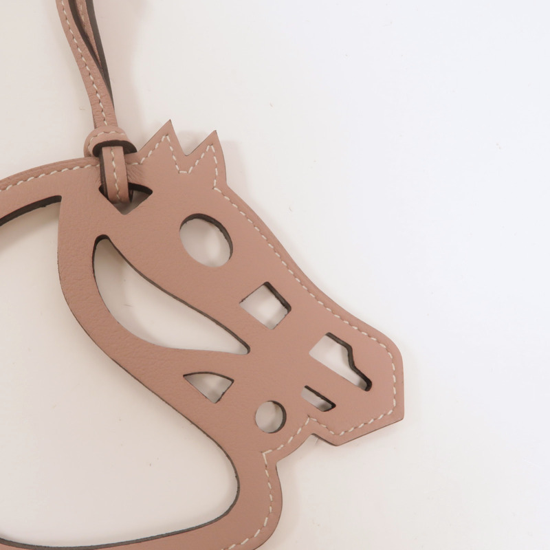 HERMES Swift皮革Paddock Cheval掛飾-4