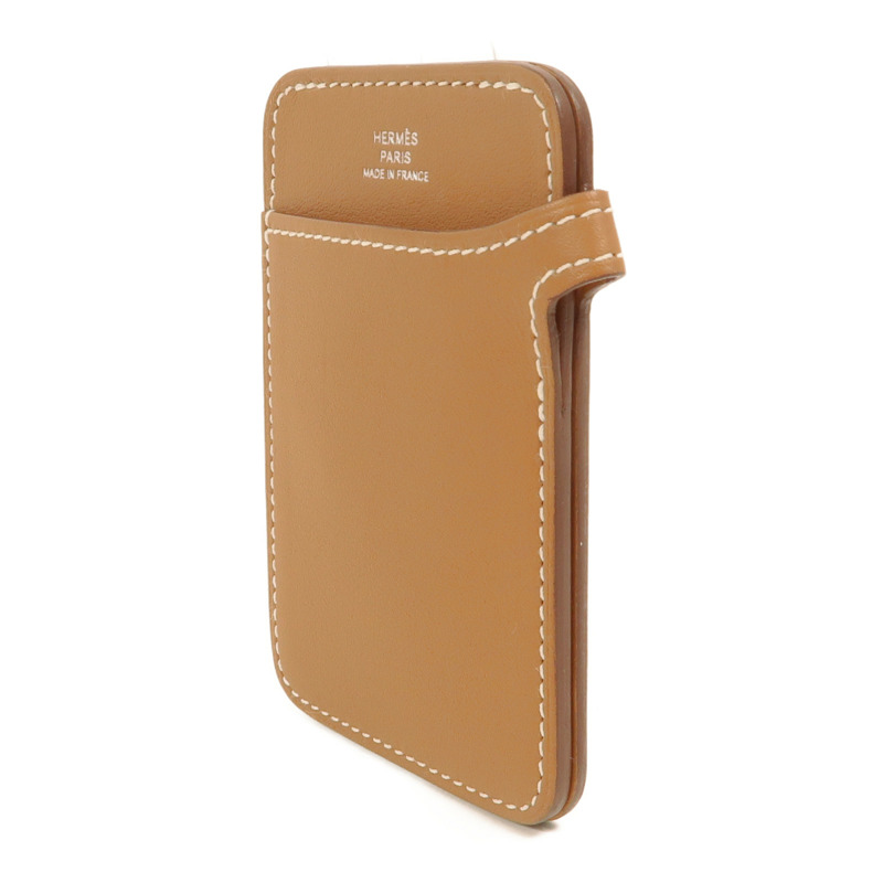 HERMES Swift皮革Magsafe Card Holder卡片套Gold-2