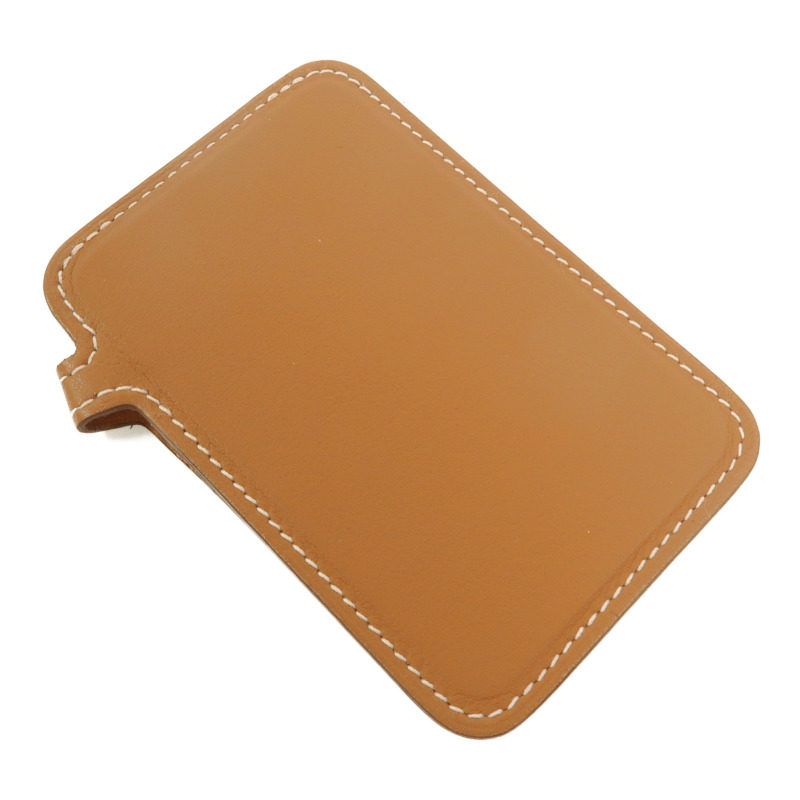 HERMES Swift皮革Magsafe Card Holder卡片套Gold-5