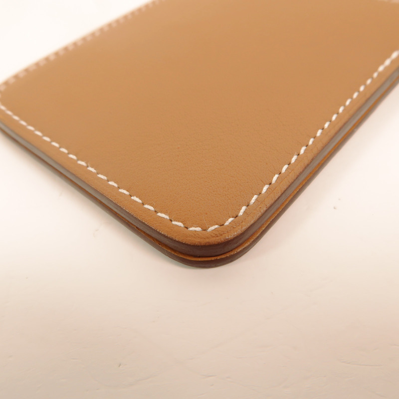 HERMES Swift皮革Magsafe Card Holder卡片套Gold-9