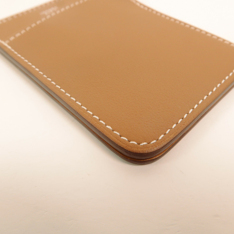 HERMES Swift皮革Magsafe Card Holder卡片套Gold-10