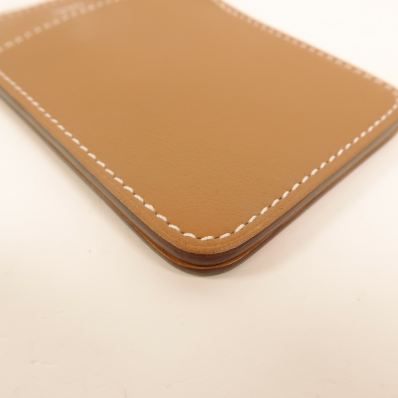 HERMES Swift皮革Magsafe Card Holder卡片套Gold-12
