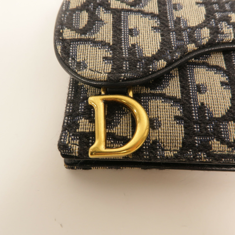 Dior Oblique帆布Saddle Card Case卡片套-10