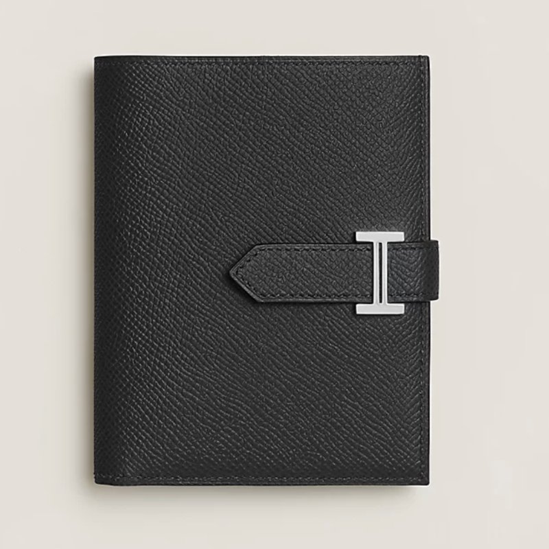 Hermes Bearn Compact Wallet / Noir 89/ Epsom/ 黑銀短夾銀包(Brand New)-0