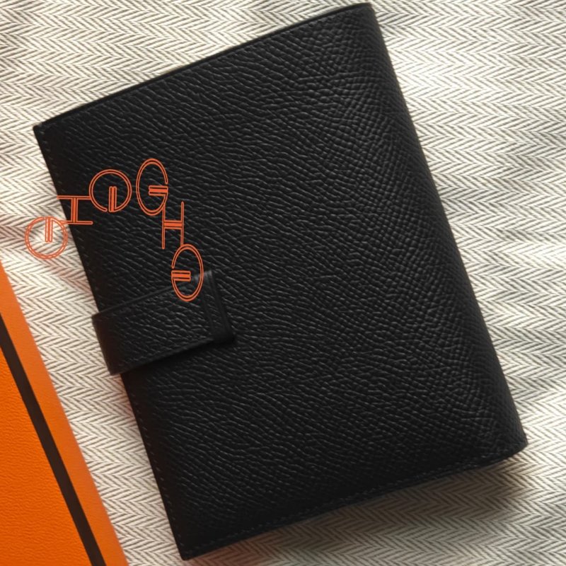 Hermes Bearn Compact Wallet / Noir 89/ Epsom/ 黑銀短夾銀包(Brand New)-5