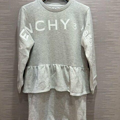 💎Han's house精品服飾💎GIVENCHY 紀梵希Logo 長袖洋裝 連身裙青年款 =女成人 S 號
