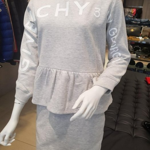 💎Han's house精品服飾💎GIVENCHY 紀梵希Logo 長袖洋裝 連身裙青年款 =女成人 S 號-3