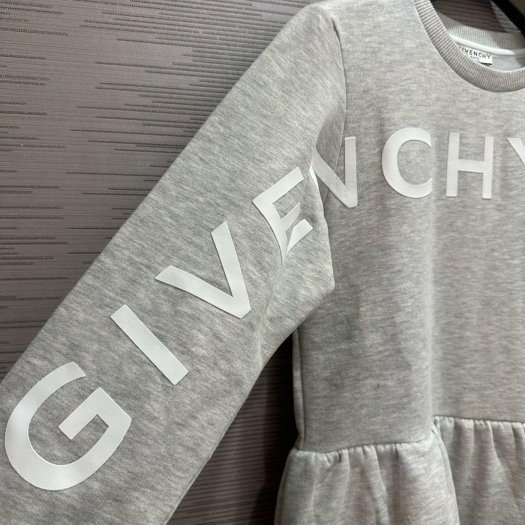 💎Han's house精品服飾💎GIVENCHY 紀梵希Logo 長袖洋裝 連身裙青年款 =女成人 S 號-4