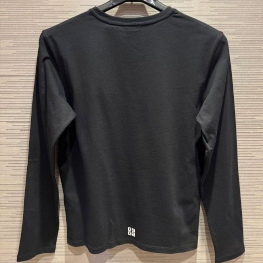 💎Han's house精品服飾💎GIVENCHY 紀梵希 LOGO 長 T 黑 現貨 青年款=女成人 XS ~ M 原價7200-3