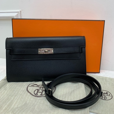 Hermes Kelly to go 熱門黑色epsom皮